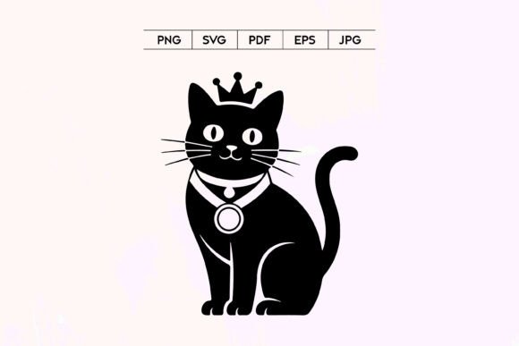 Cat Crown Medal Icon
