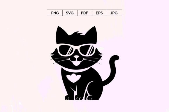 Cool Cat with Sunglasses