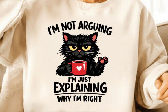 Funny Cat Sassy Sarcastic Sublimation